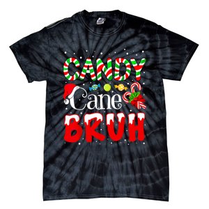 Candy Cane Bruh Christmas Love Candy Boy Tie-Dye T-Shirt