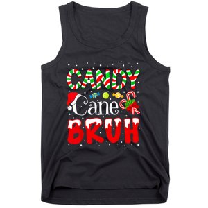 Candy Cane Bruh Christmas Love Candy Boy Tank Top