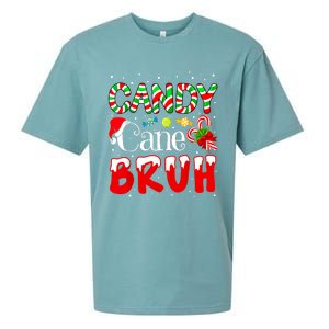 Candy Cane Bruh Christmas Love Candy Boy Sueded Cloud Jersey T-Shirt