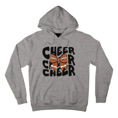 Cheer Coquette Bow American Football Game Day Thanksgiving Tall Hoodie