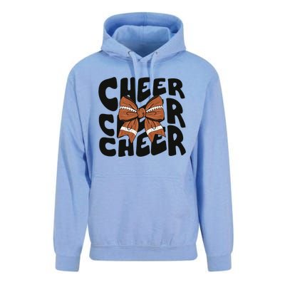 Cheer Coquette Bow American Football Game Day Thanksgiving Unisex Surf Hoodie