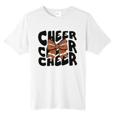 Cheer Coquette Bow American Football Game Day Thanksgiving Tall Fusion ChromaSoft Performance T-Shirt