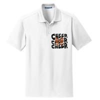 Cheer Coquette Bow American Football Game Day Thanksgiving Dry Zone Grid Polo