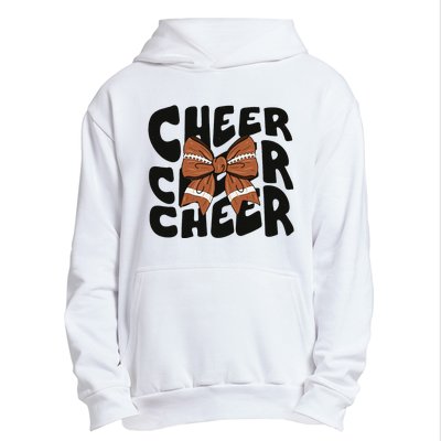 Cheer Coquette Bow American Football Game Day Thanksgiving Urban Pullover Hoodie