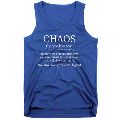 Chaos Coordinator Boss Wo Lady Professional Day Tank Top