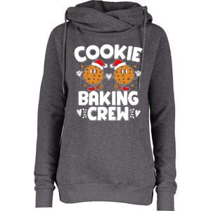 Christmas Cookie Baking Crew Xmas Cookie Exchange Santa Cool Gift Womens Funnel Neck Pullover Hood