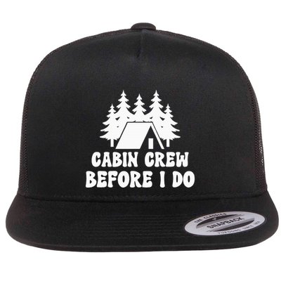 Cabin Crew Before I Do Bride Bachelorette Camping Hiking Flatbill Hat