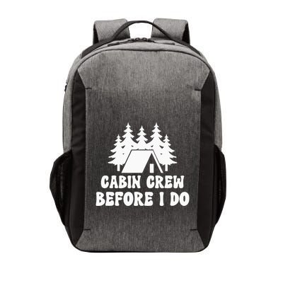 Cabin Crew Before I Do Bride Bachelorette Camping Hiking Vector Backpack