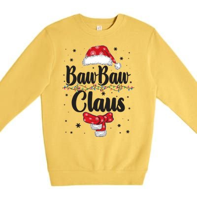 Cute Christmas Baw Baw Claus Premium Crewneck Sweatshirt