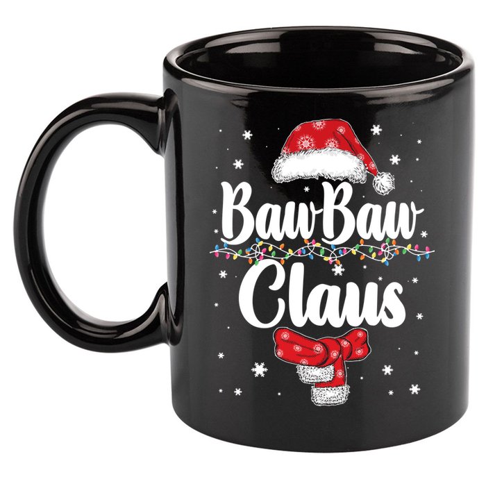 Cute Christmas Baw Baw Claus 11oz C Handle Ceramic Mug