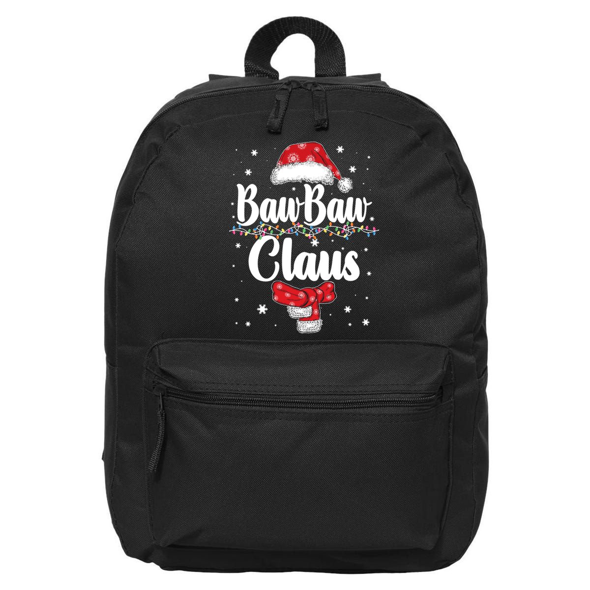 Cute Christmas Baw Baw Claus 16 in Basic Backpack