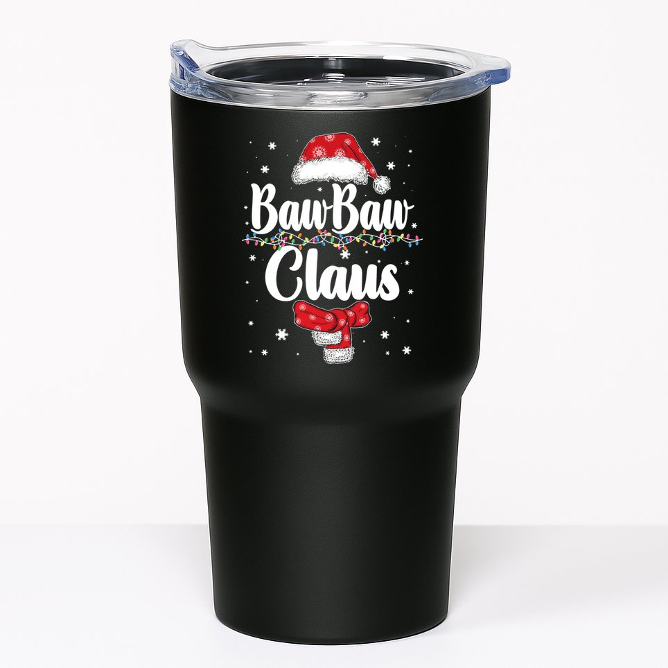 Cute Christmas Baw Baw Claus Tumbler