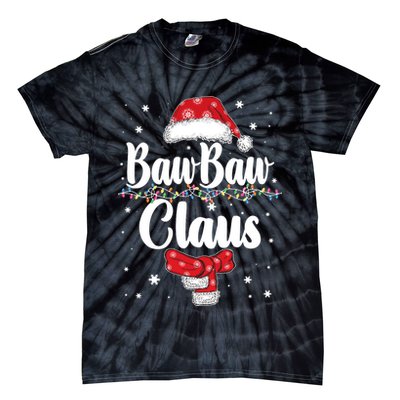 Cute Christmas Baw Baw Claus Tie-Dye T-Shirt