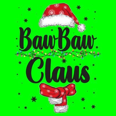 Cute Christmas Baw Baw Claus T-Shirt
