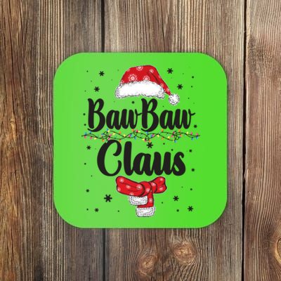 Cute Christmas Baw Baw Claus Coaster