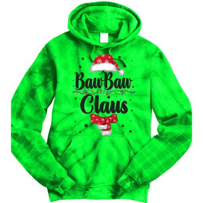 Cute Christmas Baw Baw Claus Tie Dye Hoodie