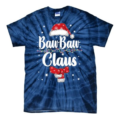 Cute Christmas Baw Baw Claus Tie-Dye T-Shirt