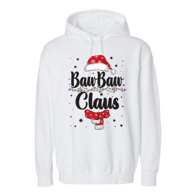 Cute Christmas Baw Baw Claus Garment-Dyed Fleece Hoodie