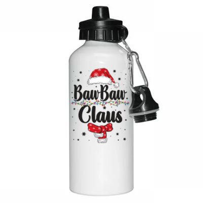 Cute Christmas Baw Baw Claus Aluminum Water Bottle