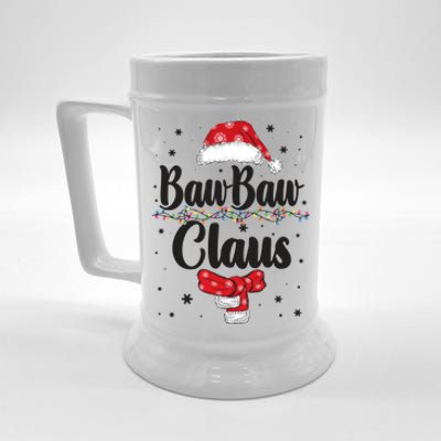 Cute Christmas Baw Baw Claus Beer Stein