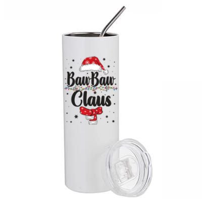 Cute Christmas Baw Baw Claus Stainless Steel Tumbler