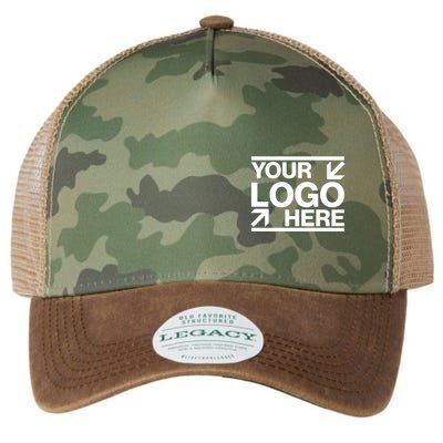 Custom Company Brand Pocket Customize Logo Legacy Tie Dye Trucker Hat