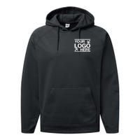 Custom Company Brand Pocket Customize Logo Performance Fleece Hoodie