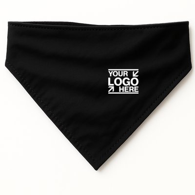 Custom Company Brand Pocket Customize Logo USA-Made Doggie Bandana
