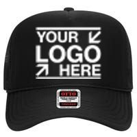 Custom Company Brand Pocket Customize Logo High Crown Mesh Back Trucker Hat