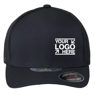 Custom Company Brand Pocket Customize Logo Flexfit Unipanel Trucker Cap