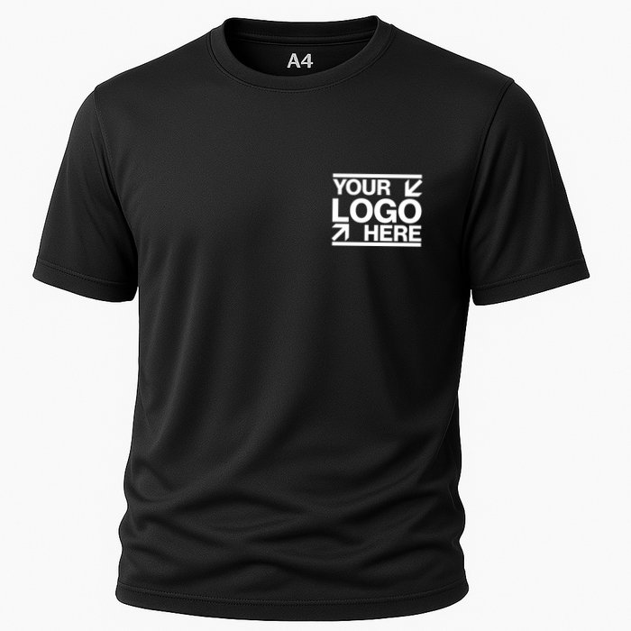 Custom Company Brand Pocket Customize Logo Performance Shirt