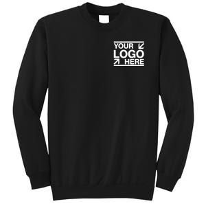 Custom Company Brand Pocket Customize Logo Sweatshirt