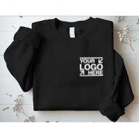 Custom Company Brand Pocket Customize Logo Sweatshirt