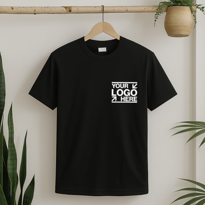 Custom Company Brand Pocket Customize Logo T-Shirt