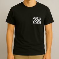Custom Company Brand Pocket Customize Logo T-Shirt