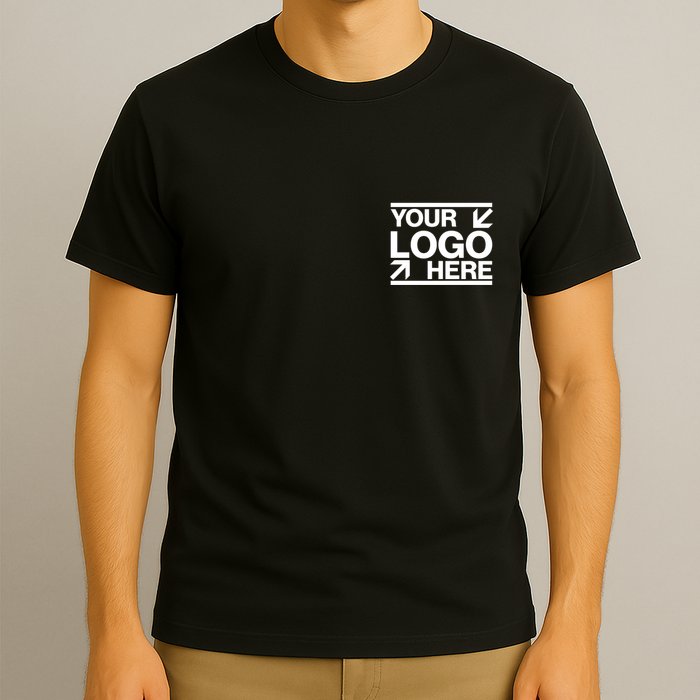 Custom Company Brand Pocket Customize Logo T-Shirt
