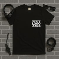Custom Company Brand Pocket Customize Logo T-Shirt