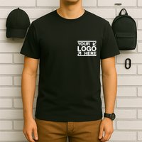 Custom Company Brand Pocket Customize Logo T-Shirt