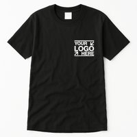 Custom Company Brand Pocket Customize Logo Tall T-Shirt