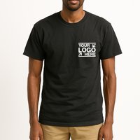 Custom Company Brand Pocket Customize Logo Tall T-Shirt