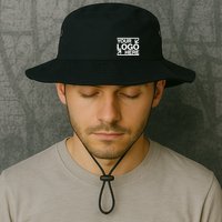 Custom Company Brand Pocket Customize Logo Bucket Hat