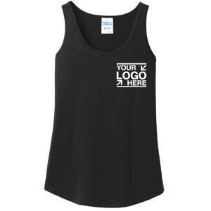 Custom Company Brand Pocket Customize Logo Ladies Essential Tank