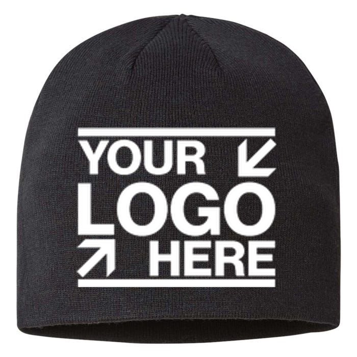 Custom Company Brand Pocket Customize Logo Sustainable Beanie