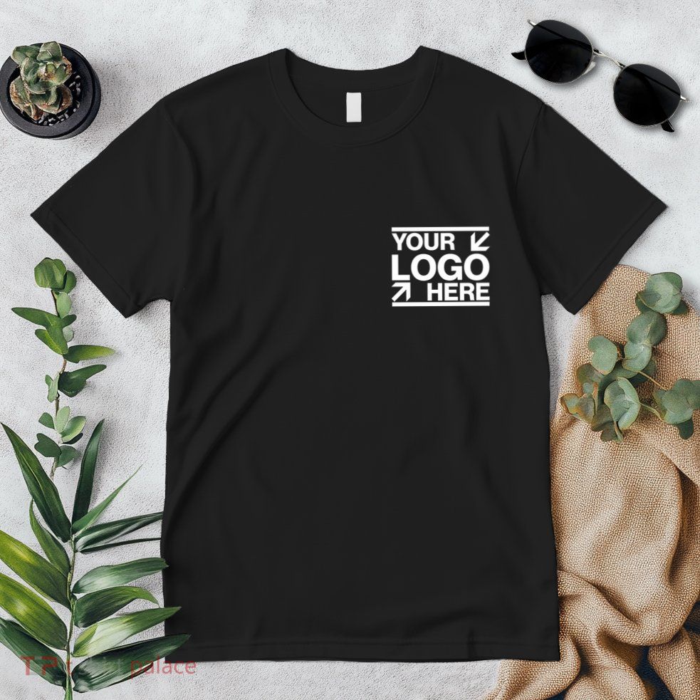 Custom Company Brand Pocket Customize Logo Premium T-Shirt