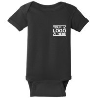 Custom Company Brand Pocket Customize Logo Baby Bodysuit