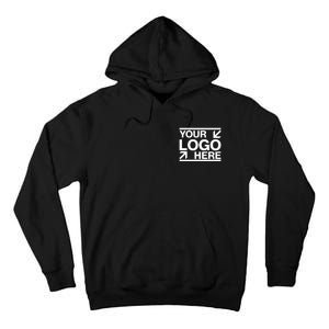 Custom Company Brand Pocket Customize Logo Tall Hoodie