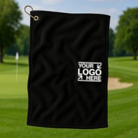 Custom Company Brand Pocket Customize Logo Golf Towel
