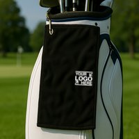 Custom Company Brand Pocket Customize Logo Golf Towel