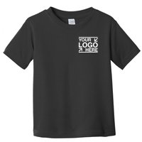 Custom Company Brand Pocket Customize Logo Toddler T-Shirt