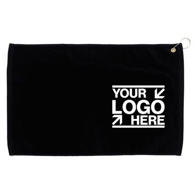 Custom Company Brand Pocket Customize Logo Grommeted Golf Towel
